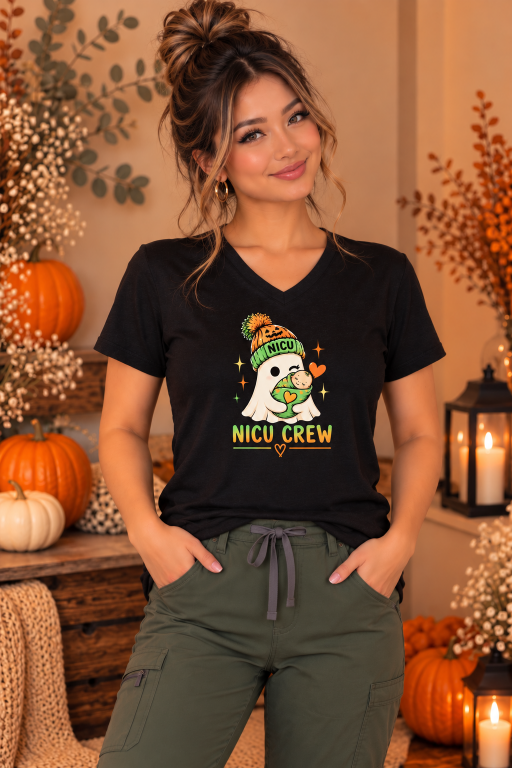 NICU Crew Halloween Tee – NICU Nurse Fall Shirt