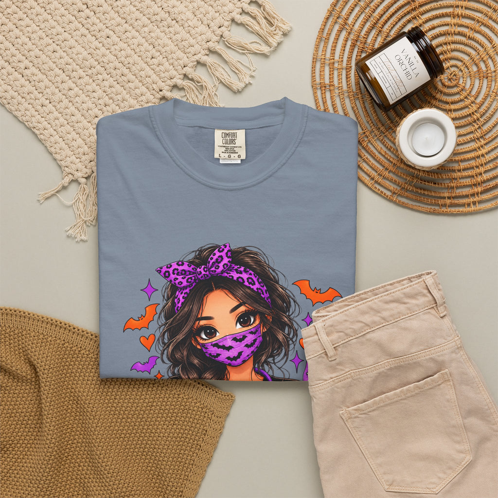 Nurse Doll Halloween Tee — Cute Doll RN in Scrubs Graphic T-Shirt