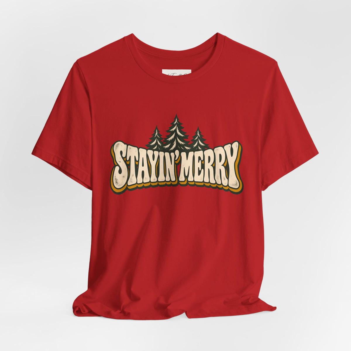 Stayin’ Merry Christmas Tree Graphic Tee