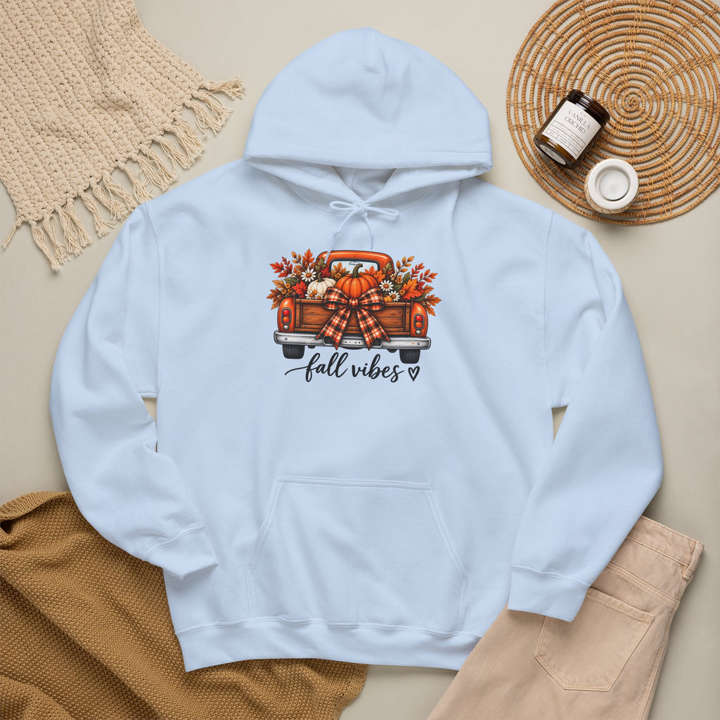 Fall Vibes Pumpkin Truck Hoodie