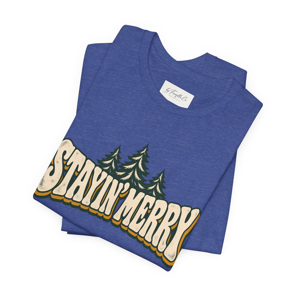 Stayin’ Merry Christmas Tree Graphic Tee