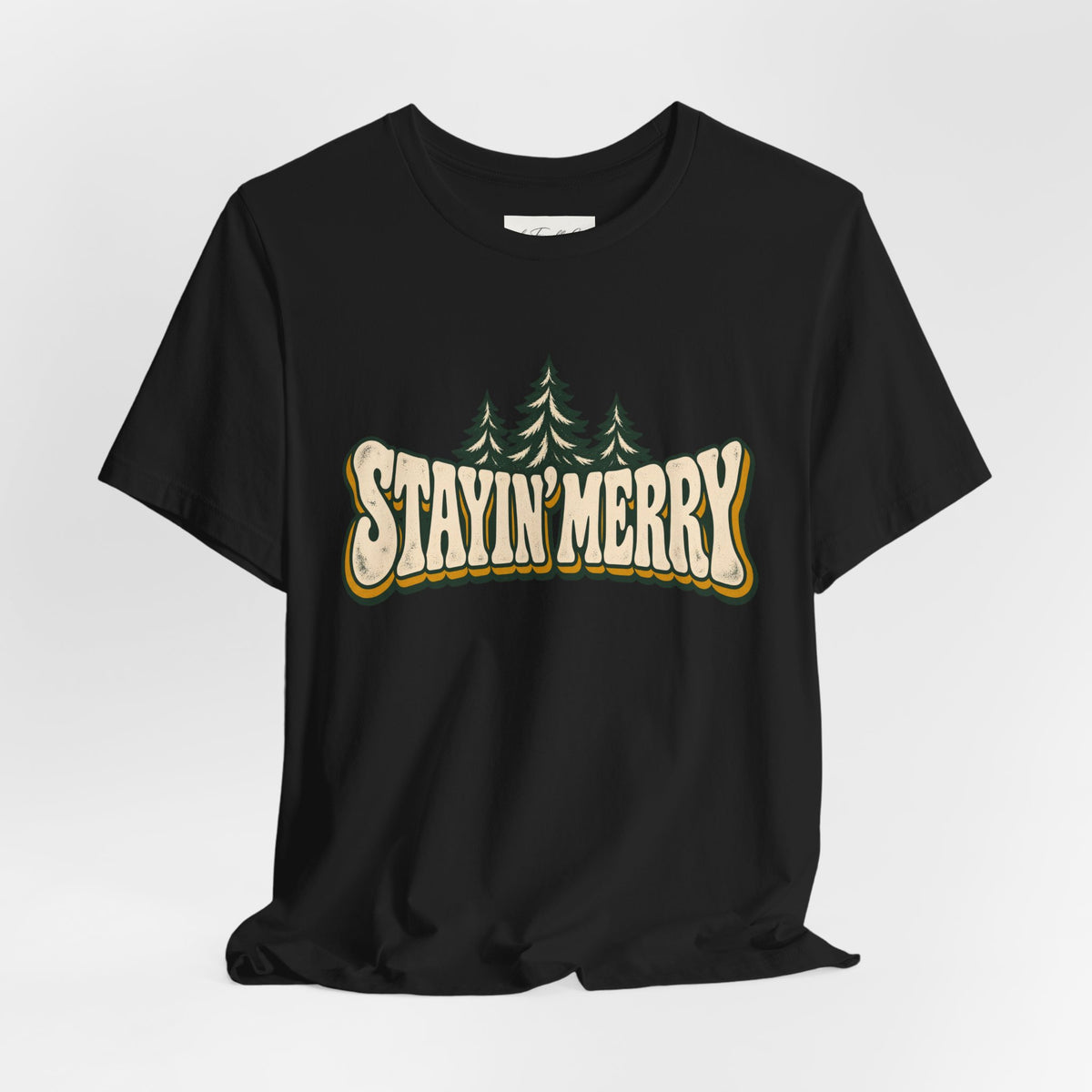Stayin’ Merry Christmas Tree Graphic Tee