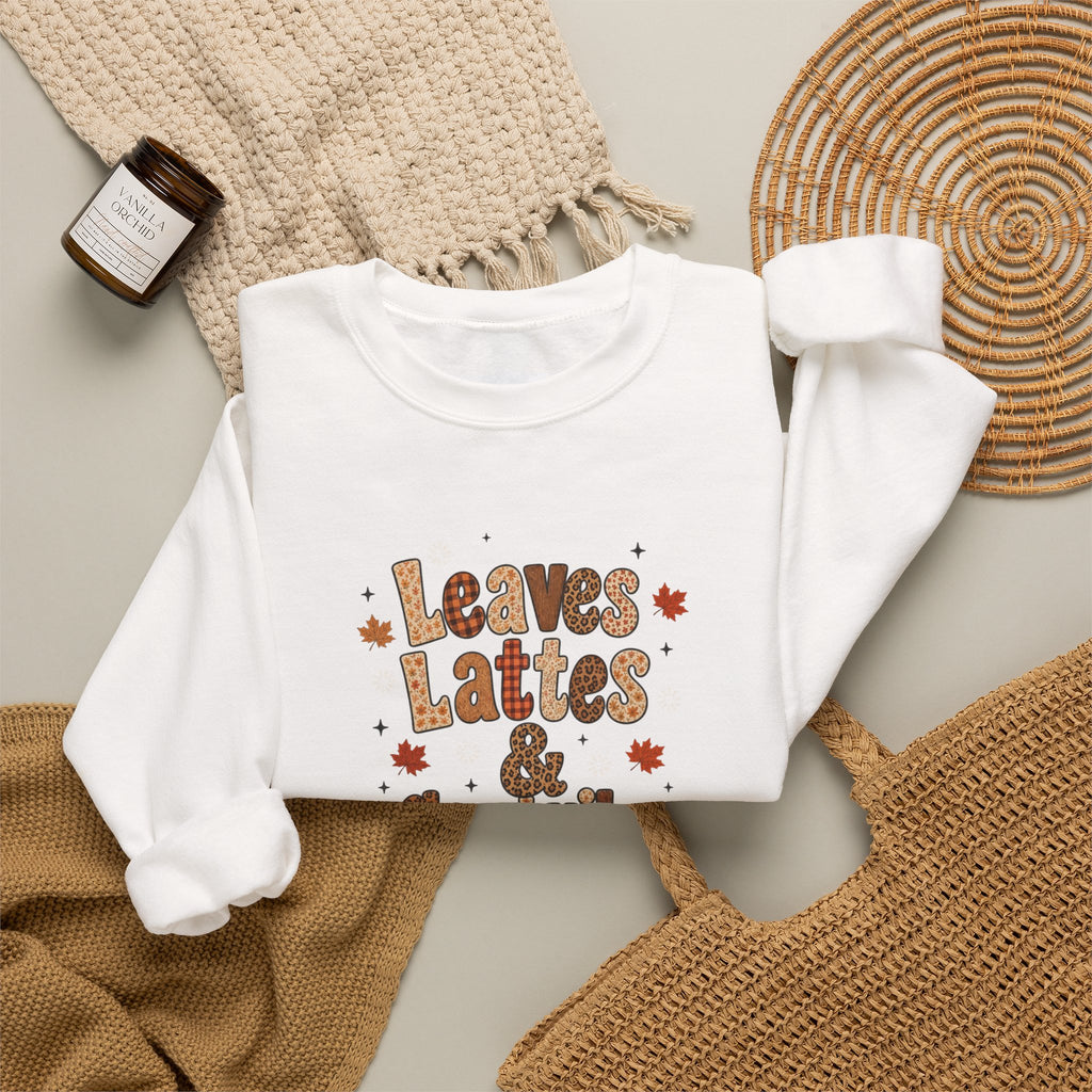 Leaves Lattes & Good Vibes Sweatshirt
