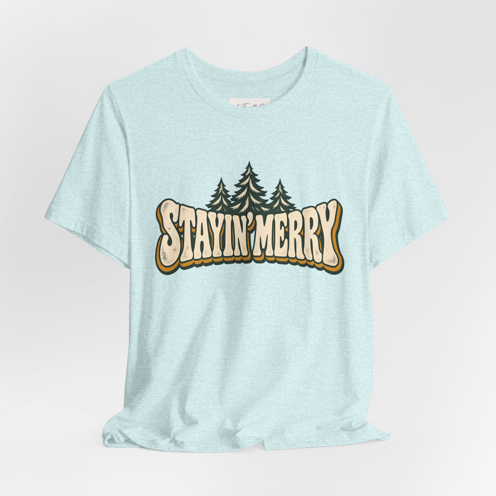 Stayin’ Merry Christmas Tree Graphic Tee