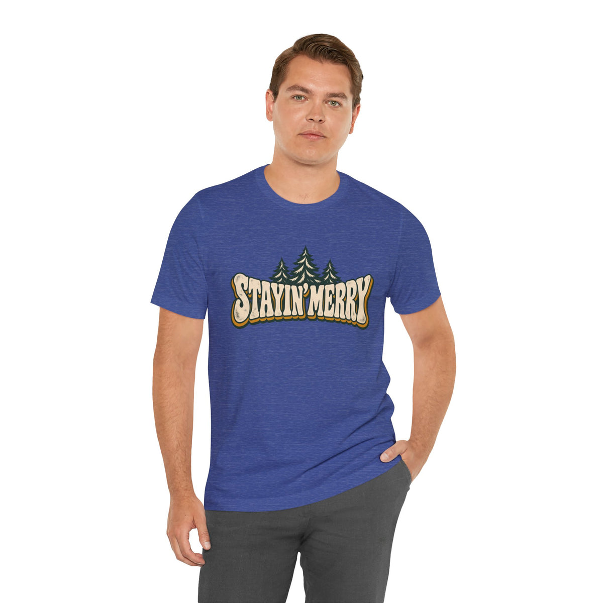 Stayin’ Merry Christmas Tree Graphic Tee
