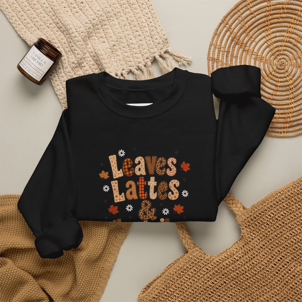 Leaves Lattes & Good Vibes Sweatshirt