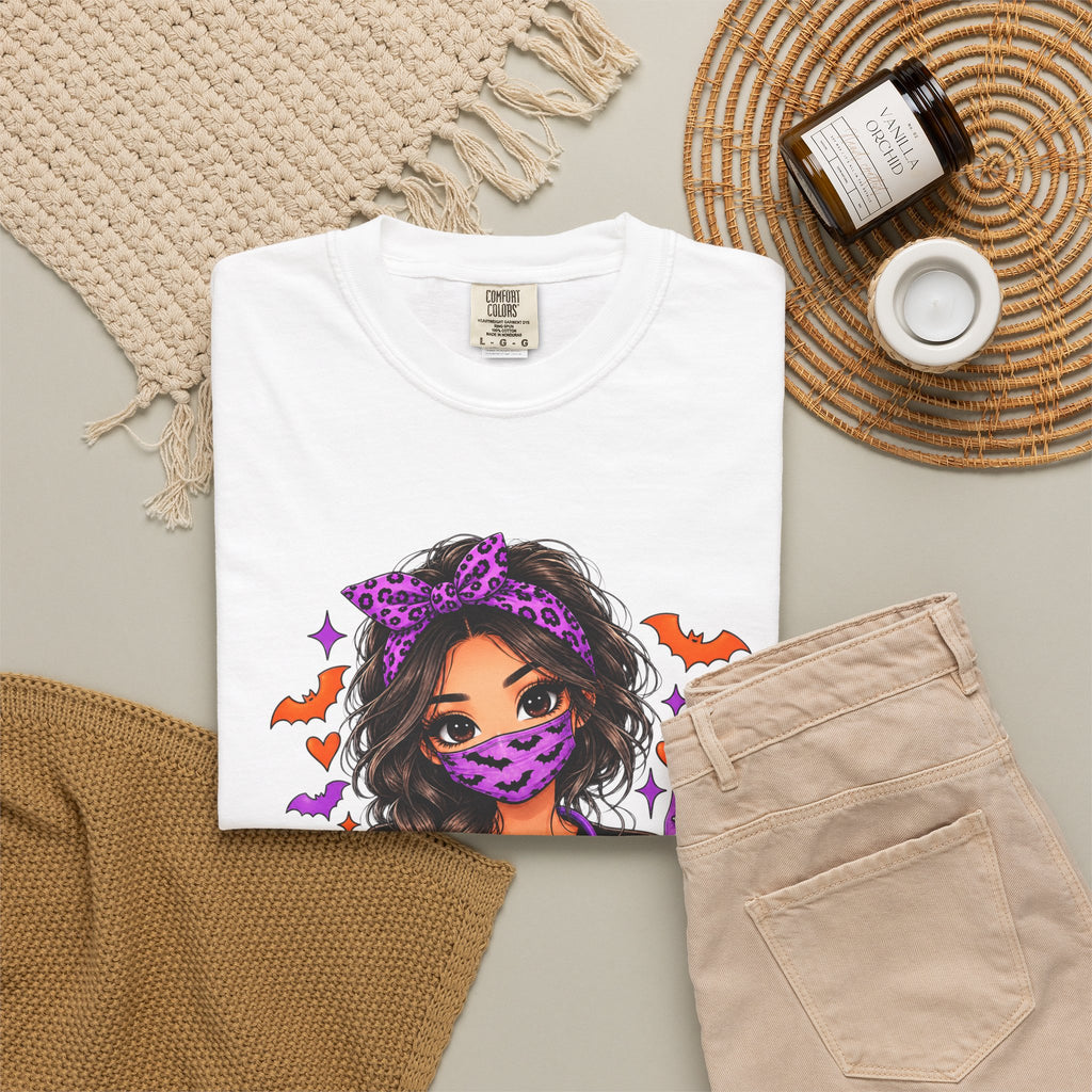 Nurse Doll Halloween Tee — Cute Doll RN in Scrubs Graphic T-Shirt