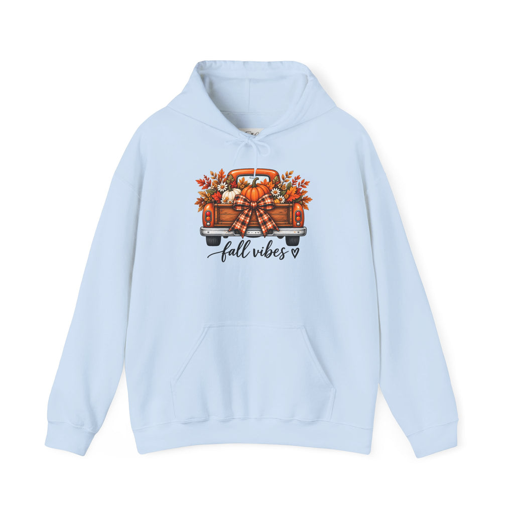 Fall Vibes Pumpkin Truck Hoodie