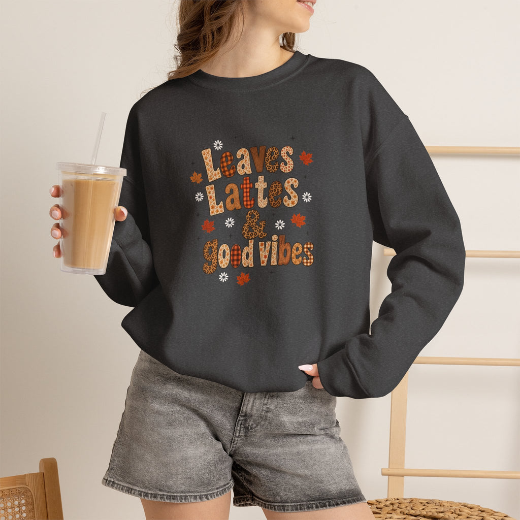 Leaves Lattes & Good Vibes Sweatshirt