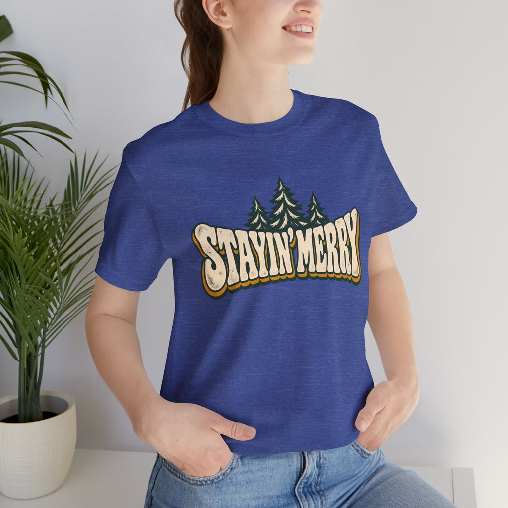 Stayin’ Merry Christmas Tree Graphic Tee
