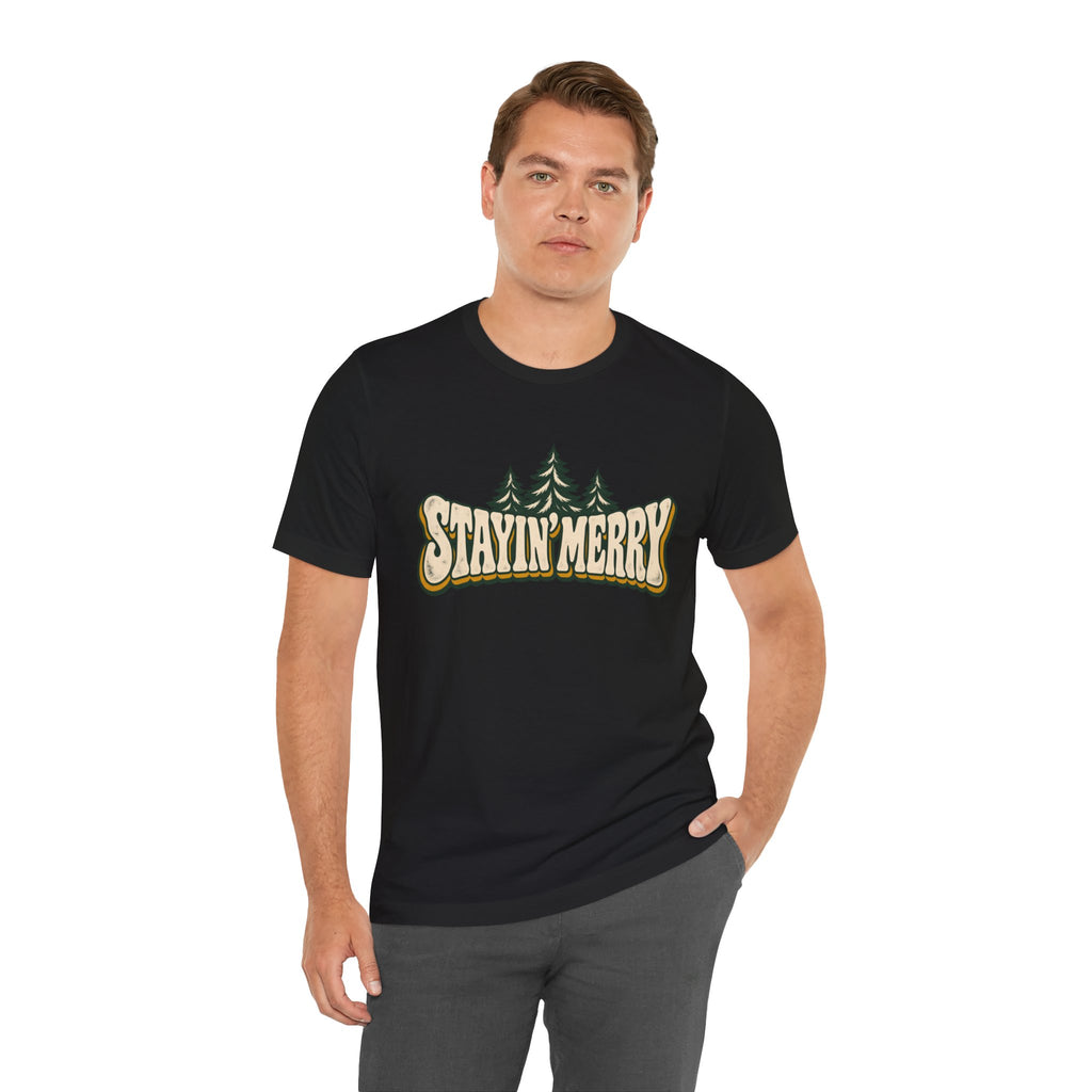 Stayin’ Merry Christmas Tree Graphic Tee