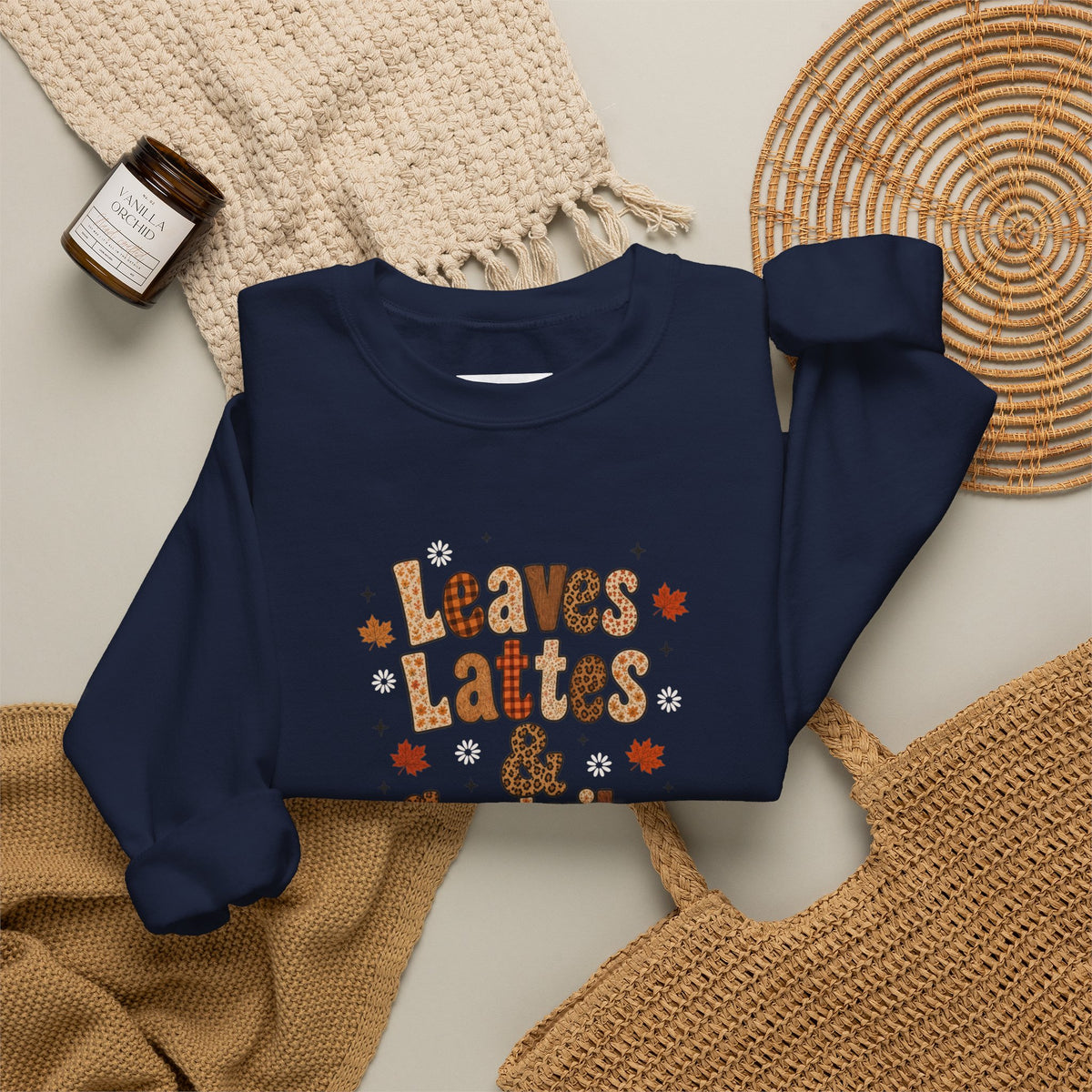 Leaves Lattes & Good Vibes Sweatshirt