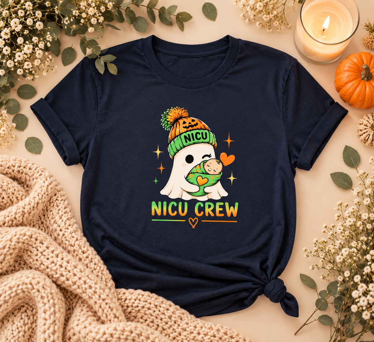 NICU Crew Halloween Tee – NICU Nurse Fall Shirt
