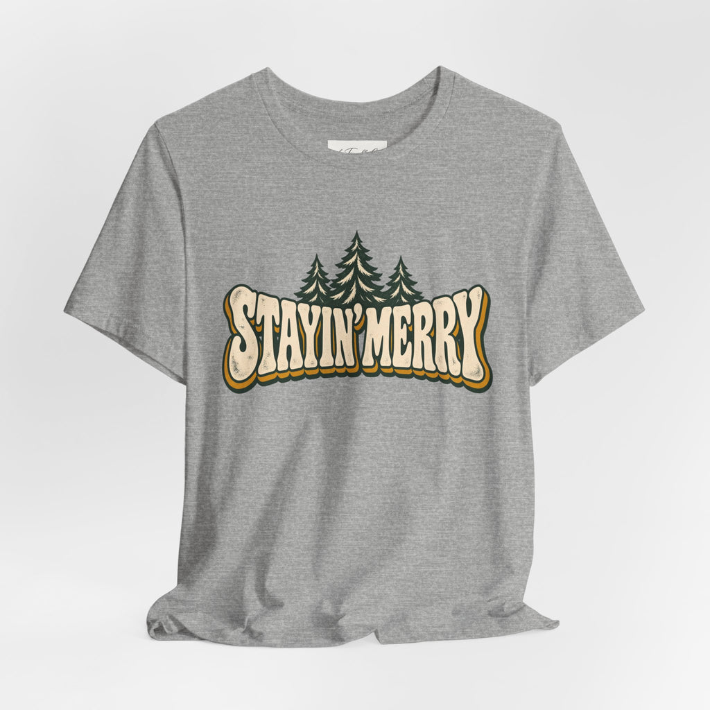 Stayin’ Merry Christmas Tree Graphic Tee