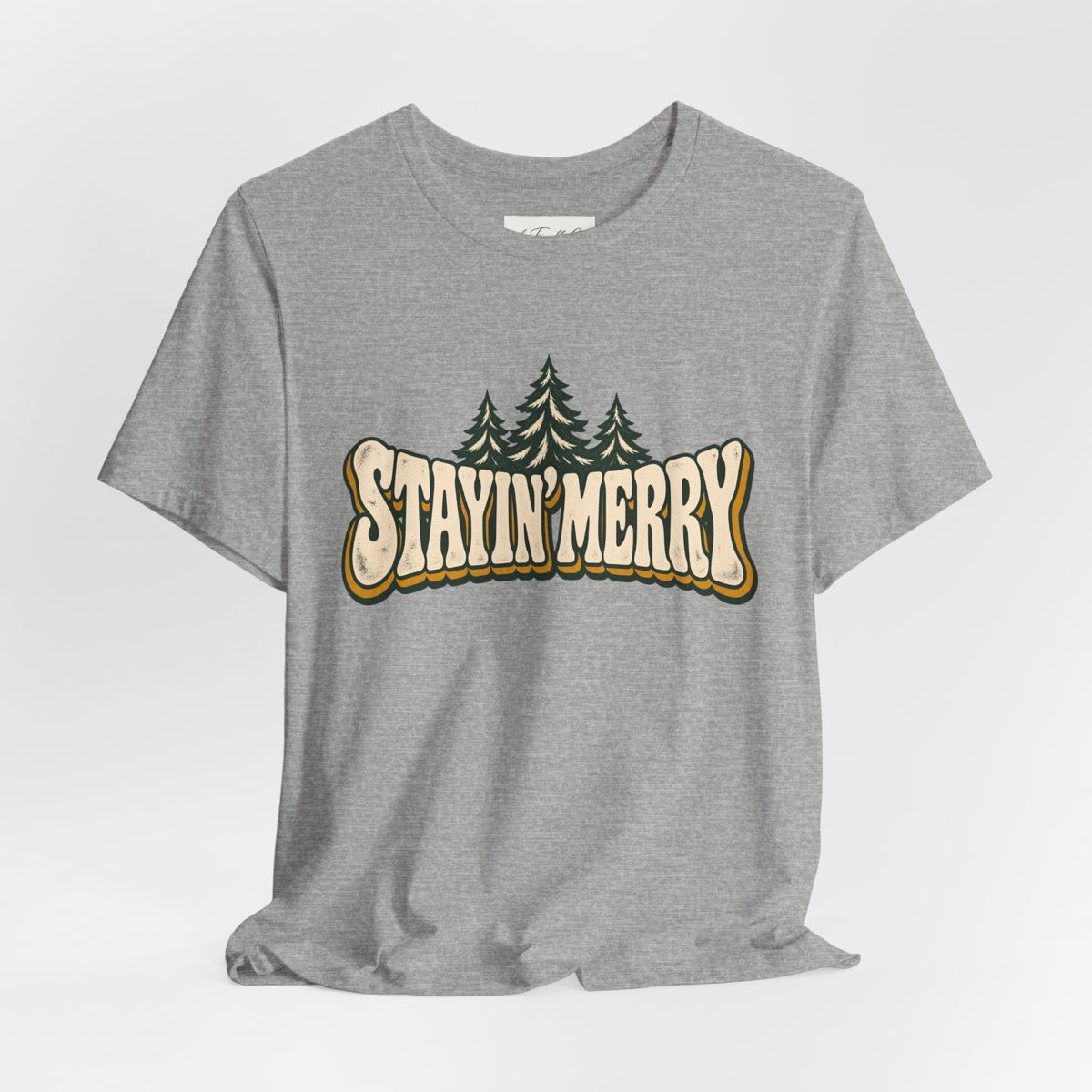 Stayin’ Merry Christmas Tree Graphic Tee