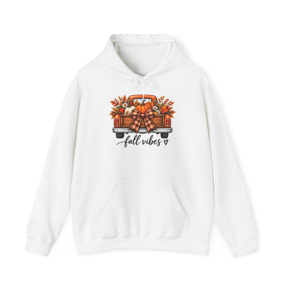Fall Vibes Pumpkin Truck Hoodie