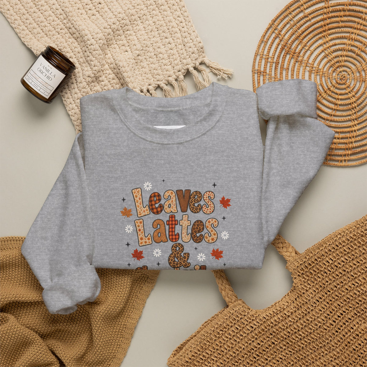 Leaves Lattes & Good Vibes Sweatshirt