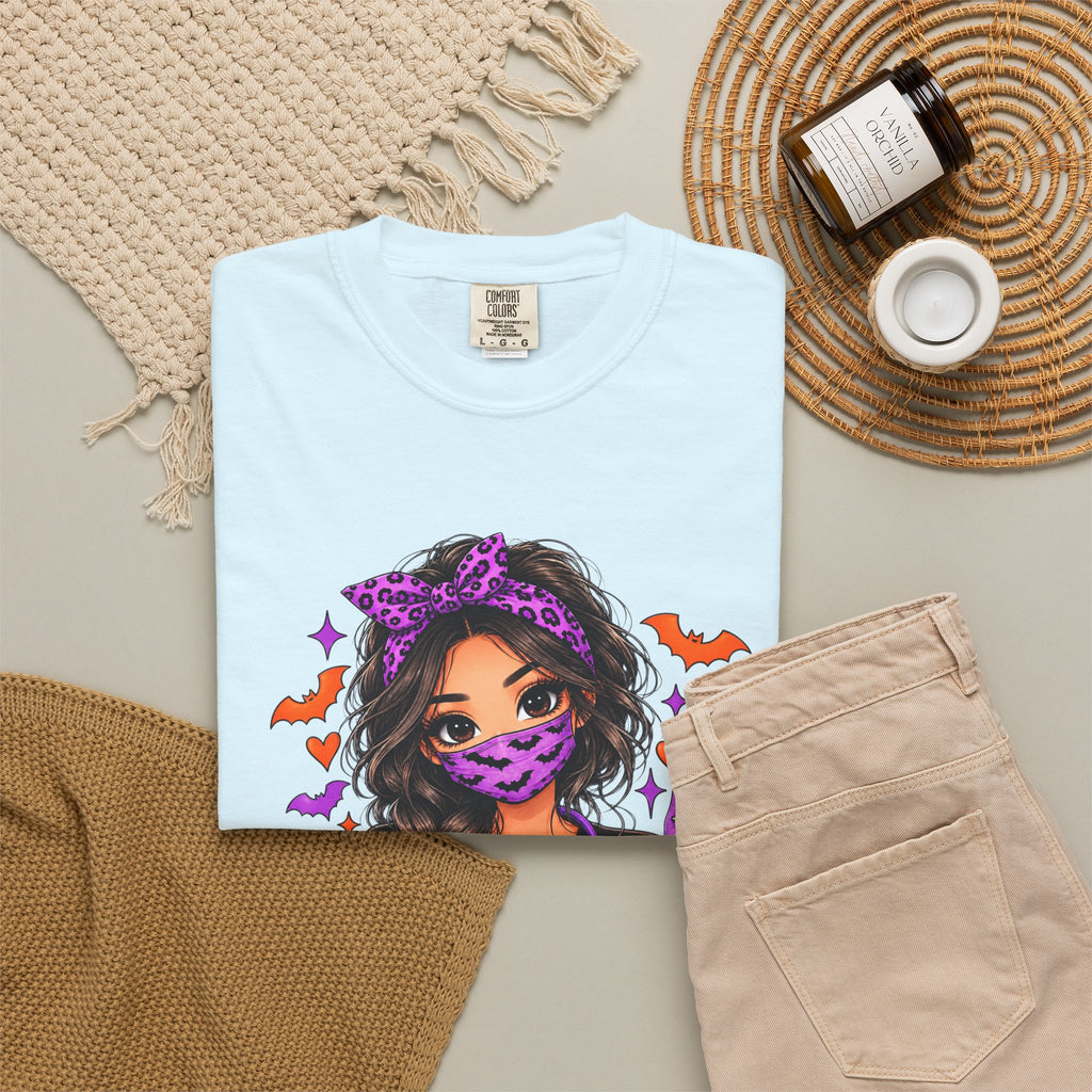 Nurse Doll Halloween Tee — Cute Doll RN in Scrubs Graphic T-Shirt