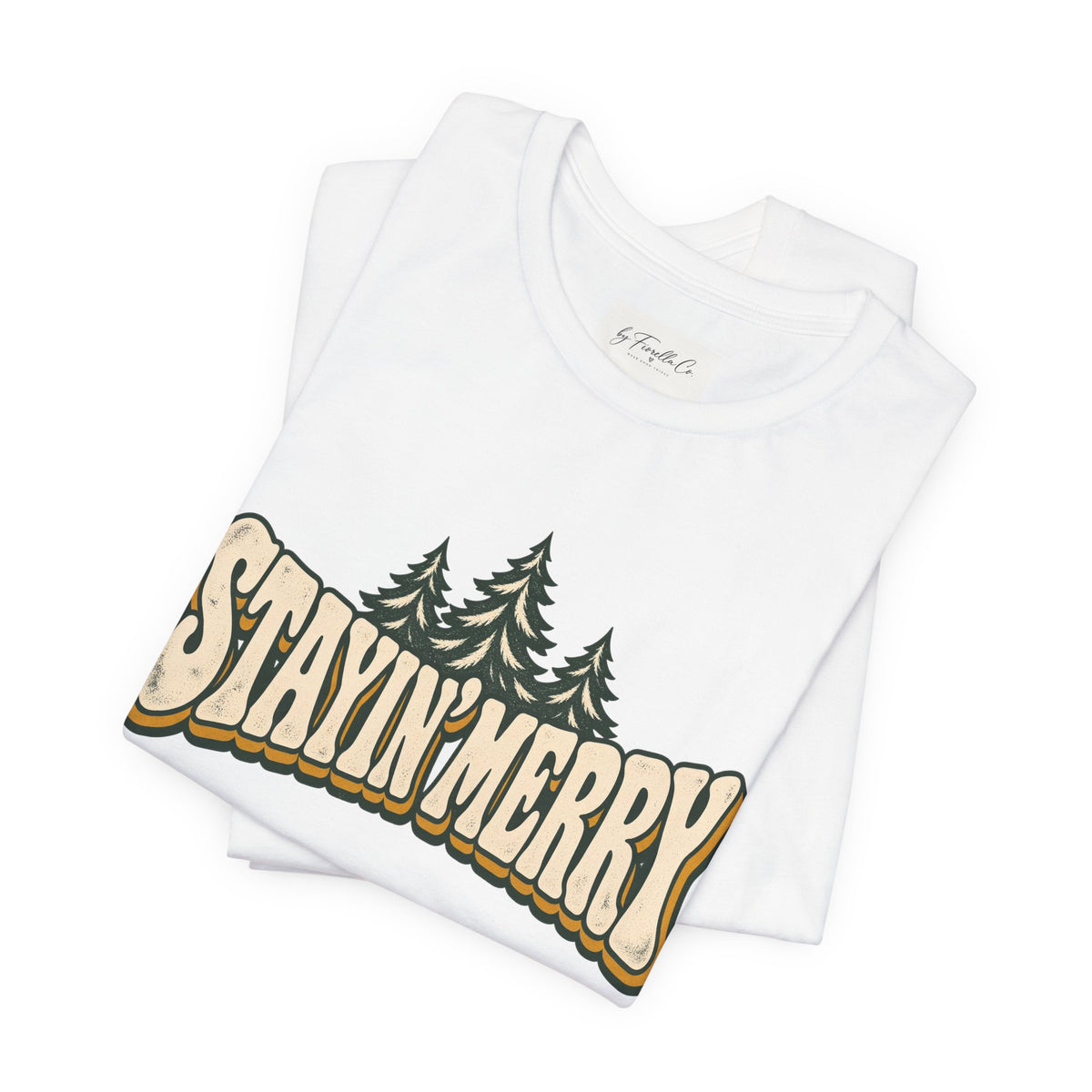 Stayin’ Merry Christmas Tree Graphic Tee