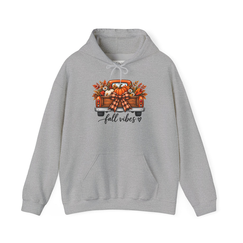 Fall Vibes Pumpkin Truck Hoodie