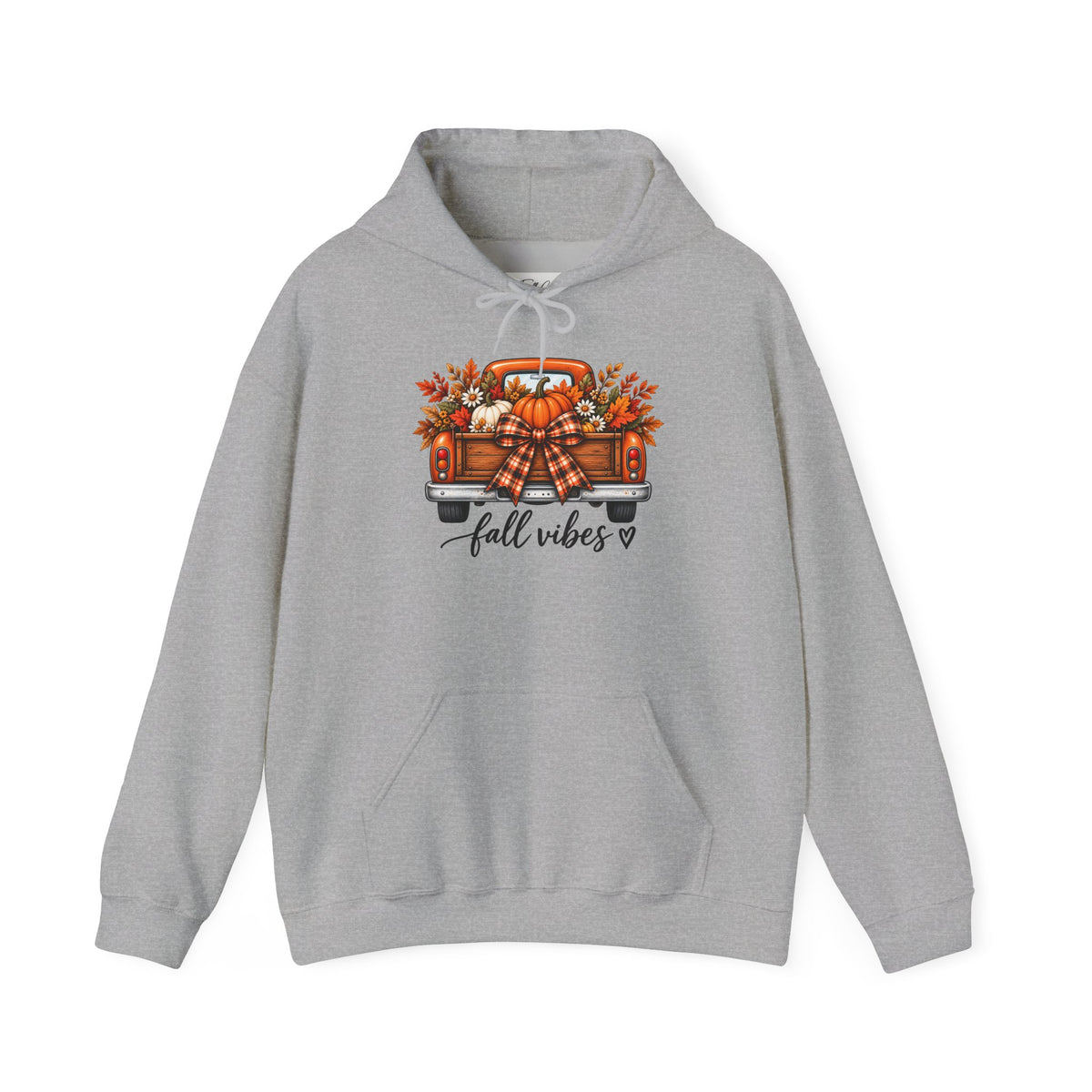 Fall Vibes Pumpkin Truck Hoodie