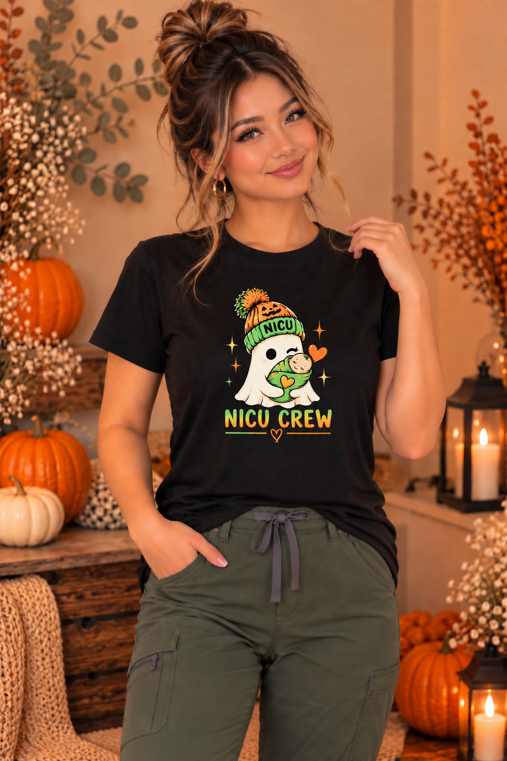 NICU Crew Halloween Tee – NICU Nurse Fall Shirt