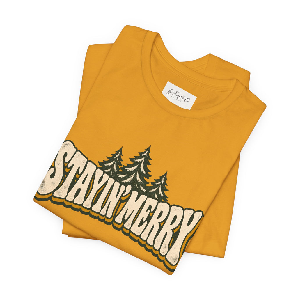 Stayin’ Merry Christmas Tree Graphic Tee