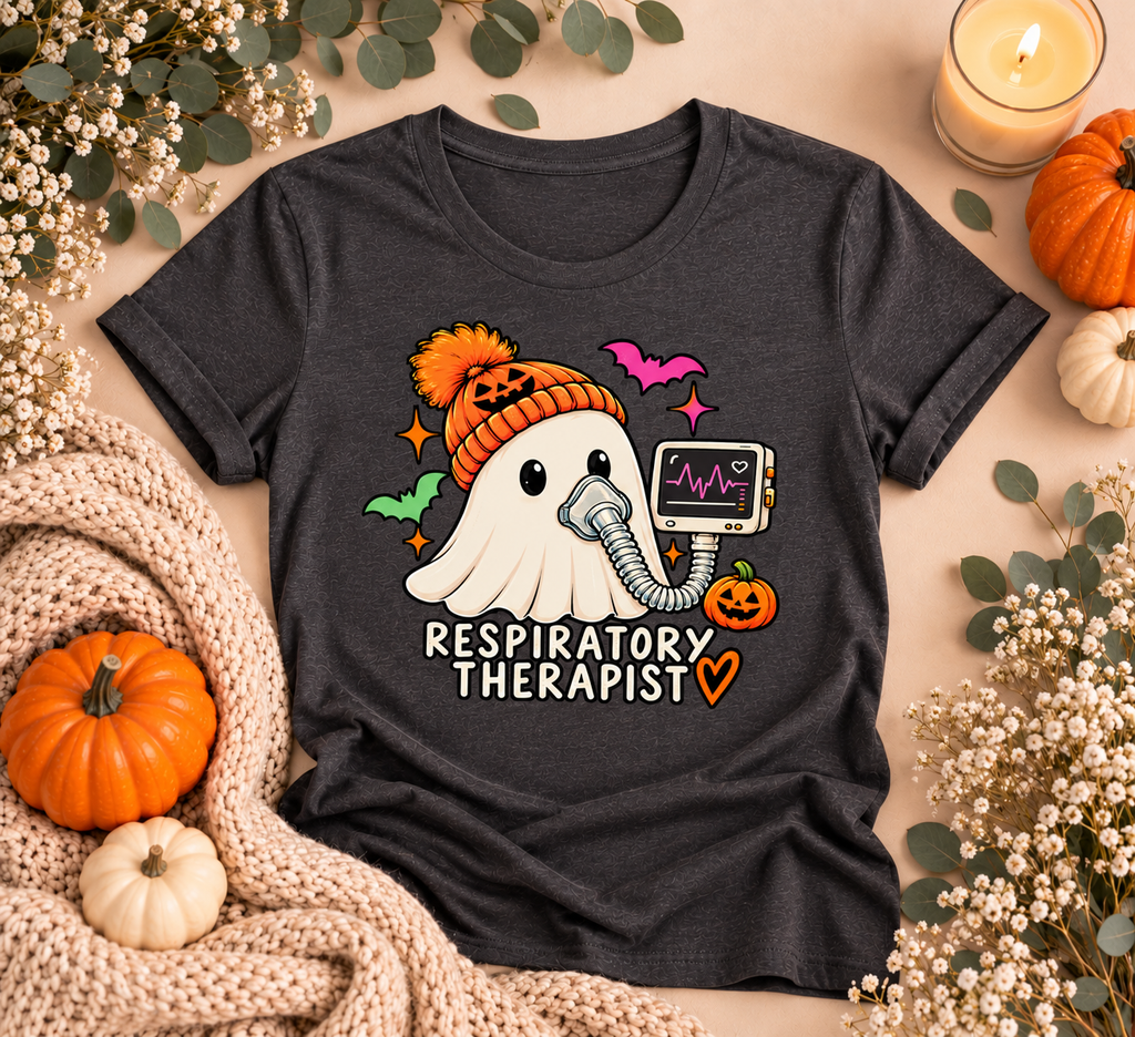 Respiratory Therapist Halloween Tee – Spooky RT Shirt