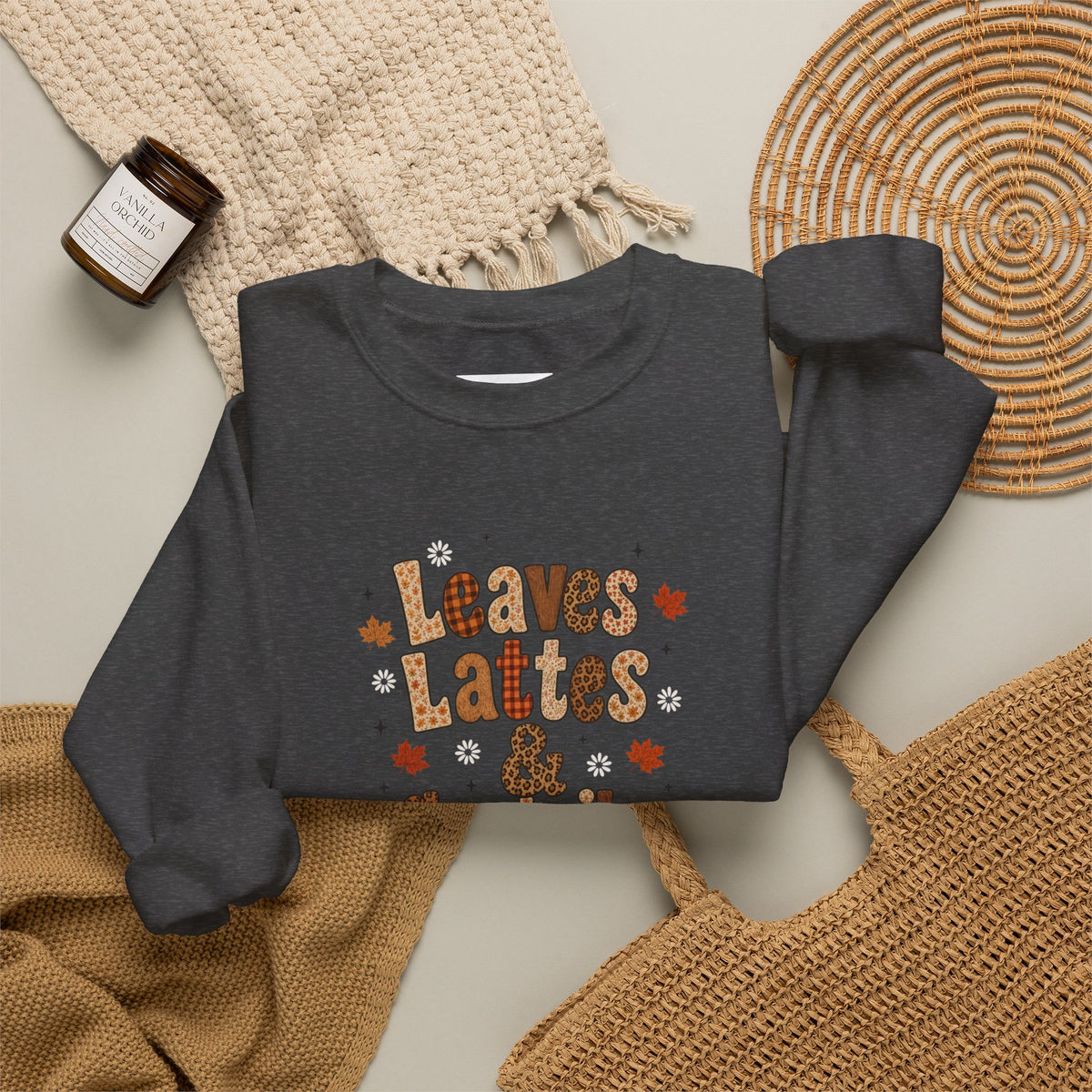 Leaves Lattes & Good Vibes Sweatshirt