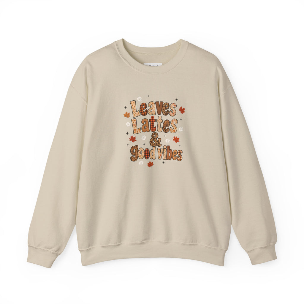 Leaves Lattes & Good Vibes Sweatshirt