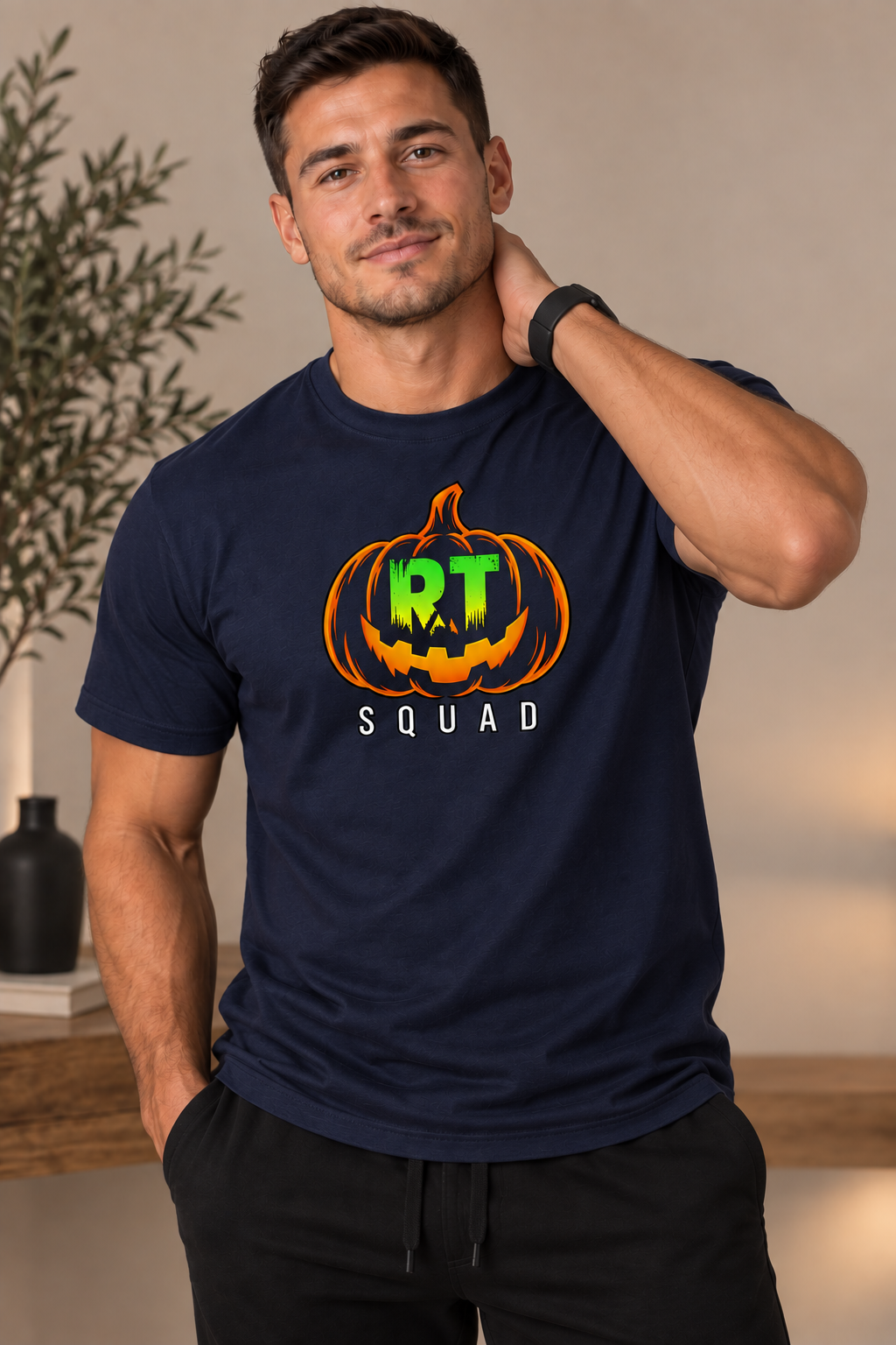 RT Squad Halloween Pumpkin Unisex Tee | Respiratory Therapist Halloween Shirt