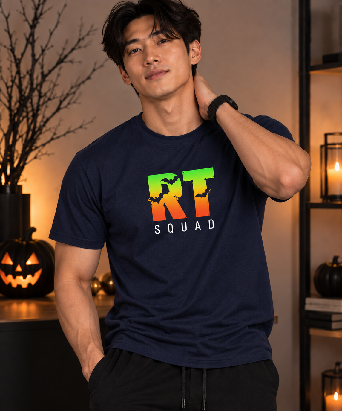 RT Squad Halloween Unisex Tee | Respiratory Therapist Bat Shirt | Spooky Season RT T-Shirt
