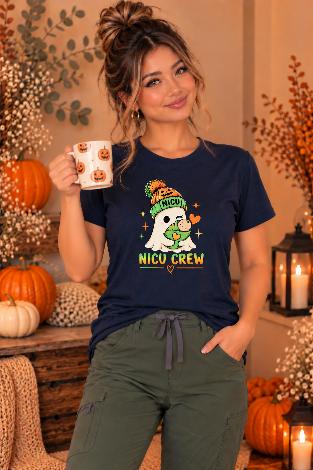 NICU Crew Halloween Tee – NICU Nurse Fall Shirt