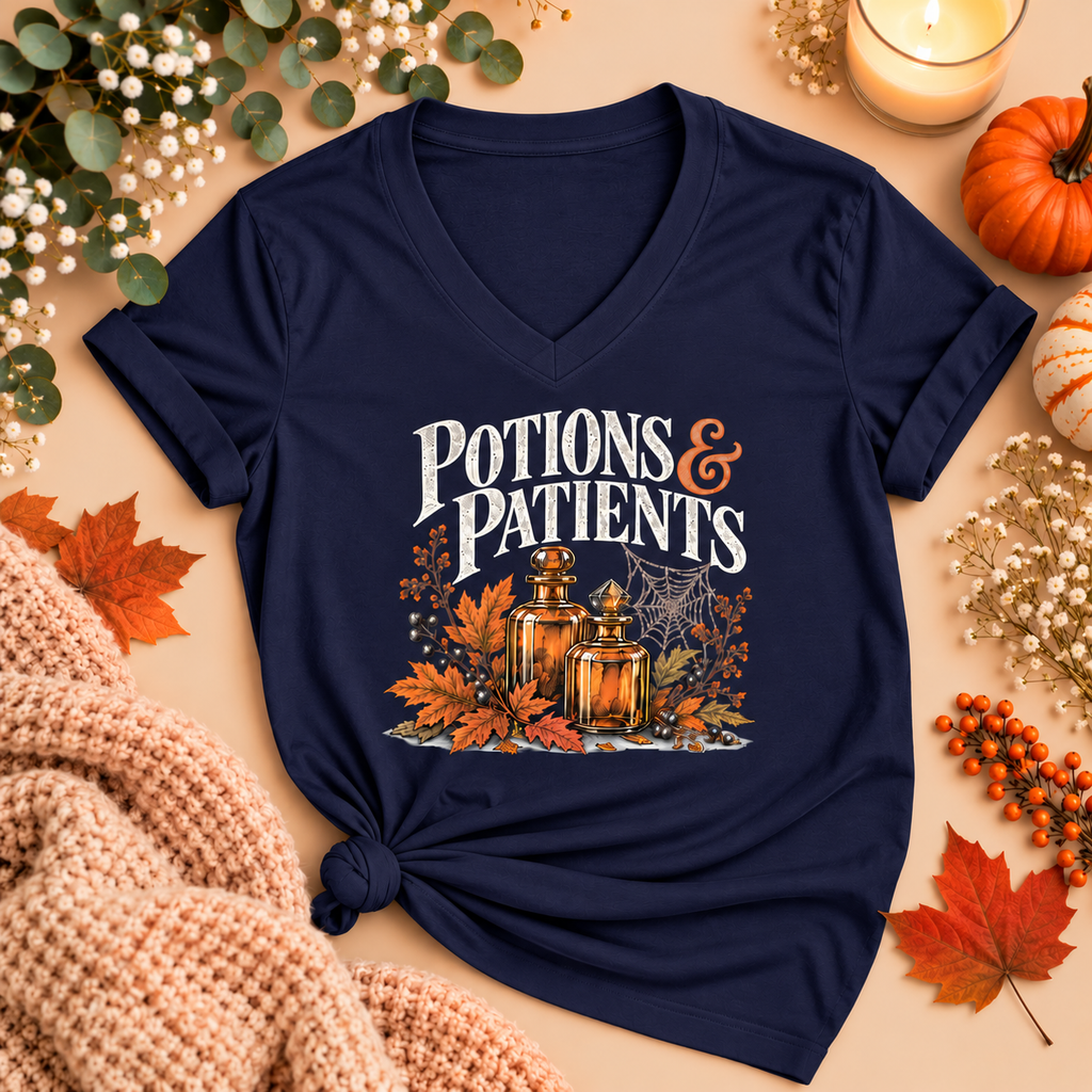Potions & Patients Halloween Healthcare Tee