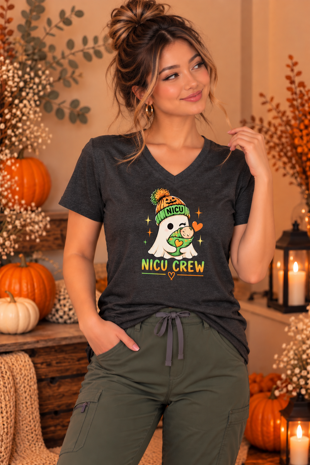 NICU Crew Halloween Tee – NICU Nurse Fall Shirt
