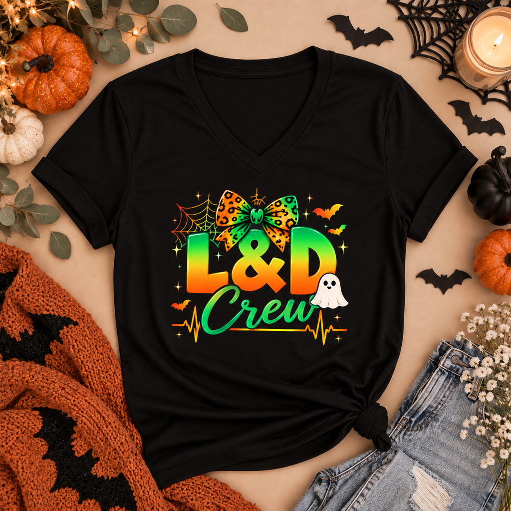 L&D Crew Halloween Tee – Labor & Delivery Nurse Shirt