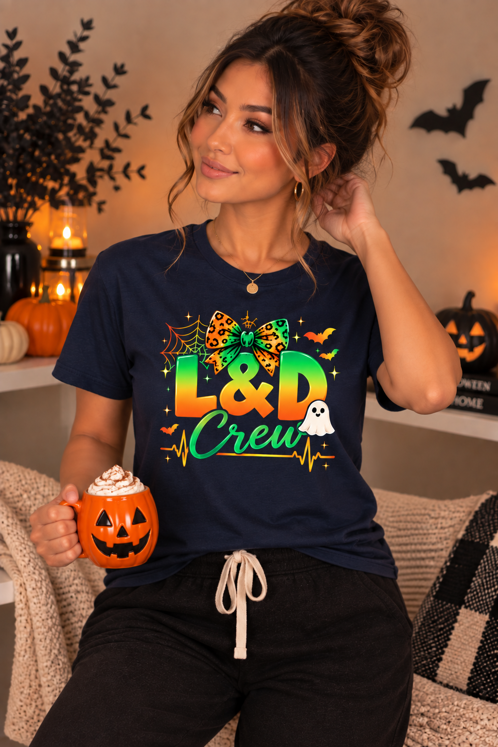 L&D Crew Halloween Tee – Labor & Delivery Nurse Shirt