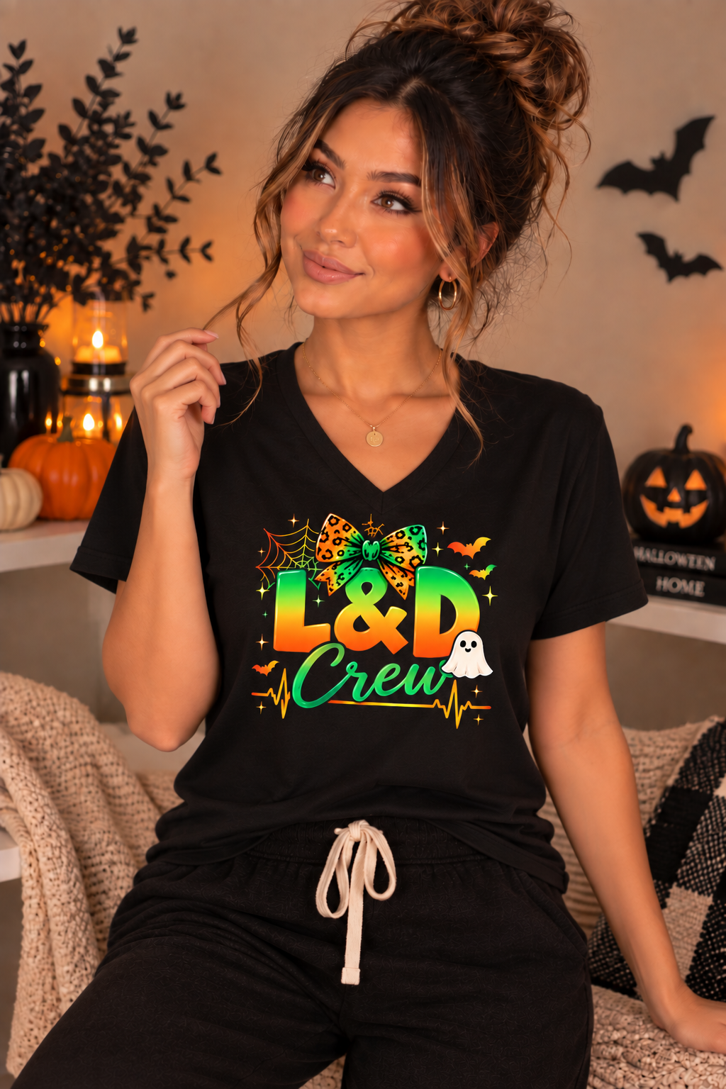 L&D Crew Halloween Tee – Labor & Delivery Nurse Shirt