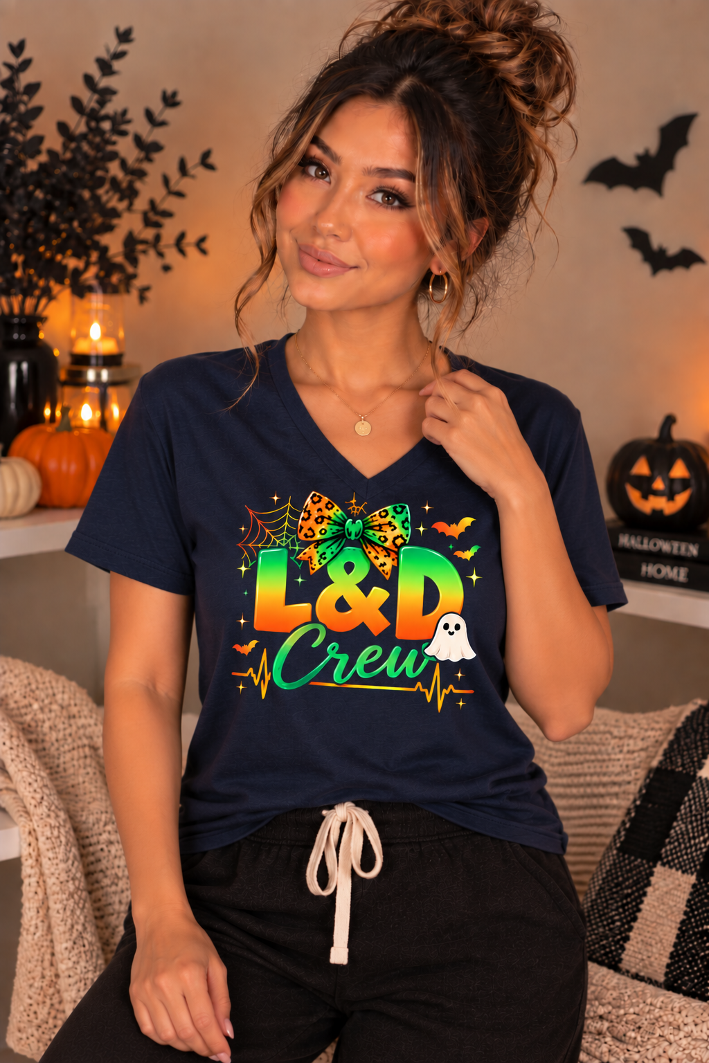 L&D Crew Halloween Tee – Labor & Delivery Nurse Shirt
