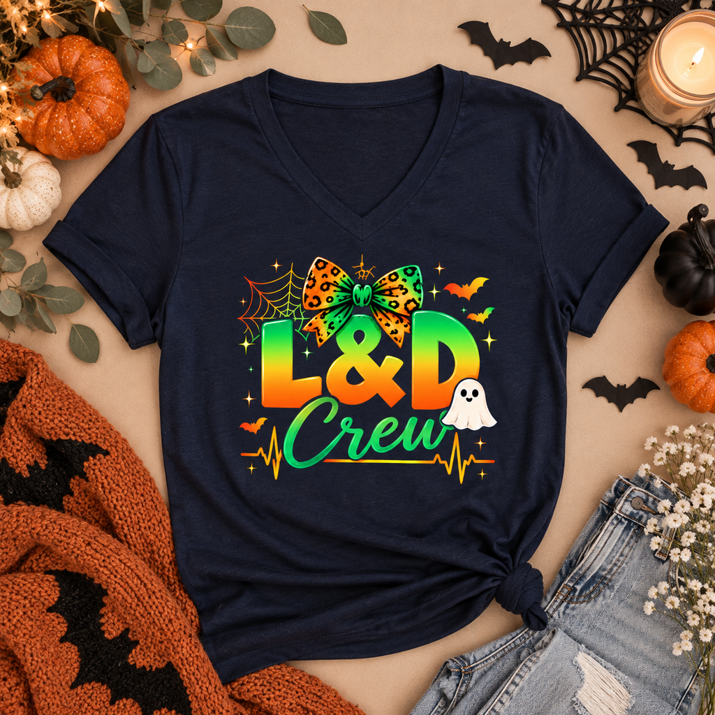 L&D Crew Halloween Tee – Labor & Delivery Nurse Shirt