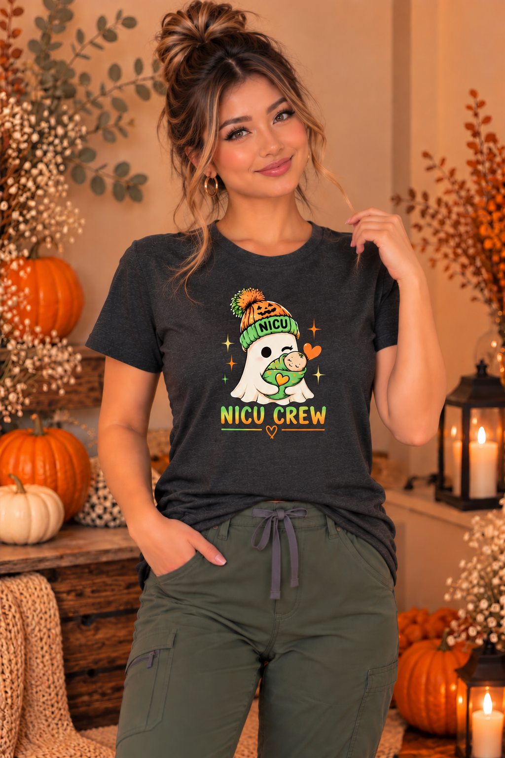 NICU Crew Halloween Tee – NICU Nurse Fall Shirt
