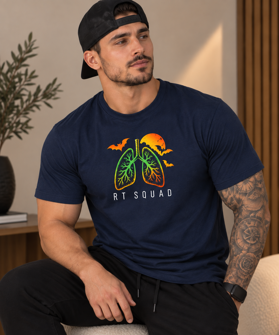 RT Squad Halloween Lungs Unisex Tee | Respiratory Therapist Spooky Season Shirt