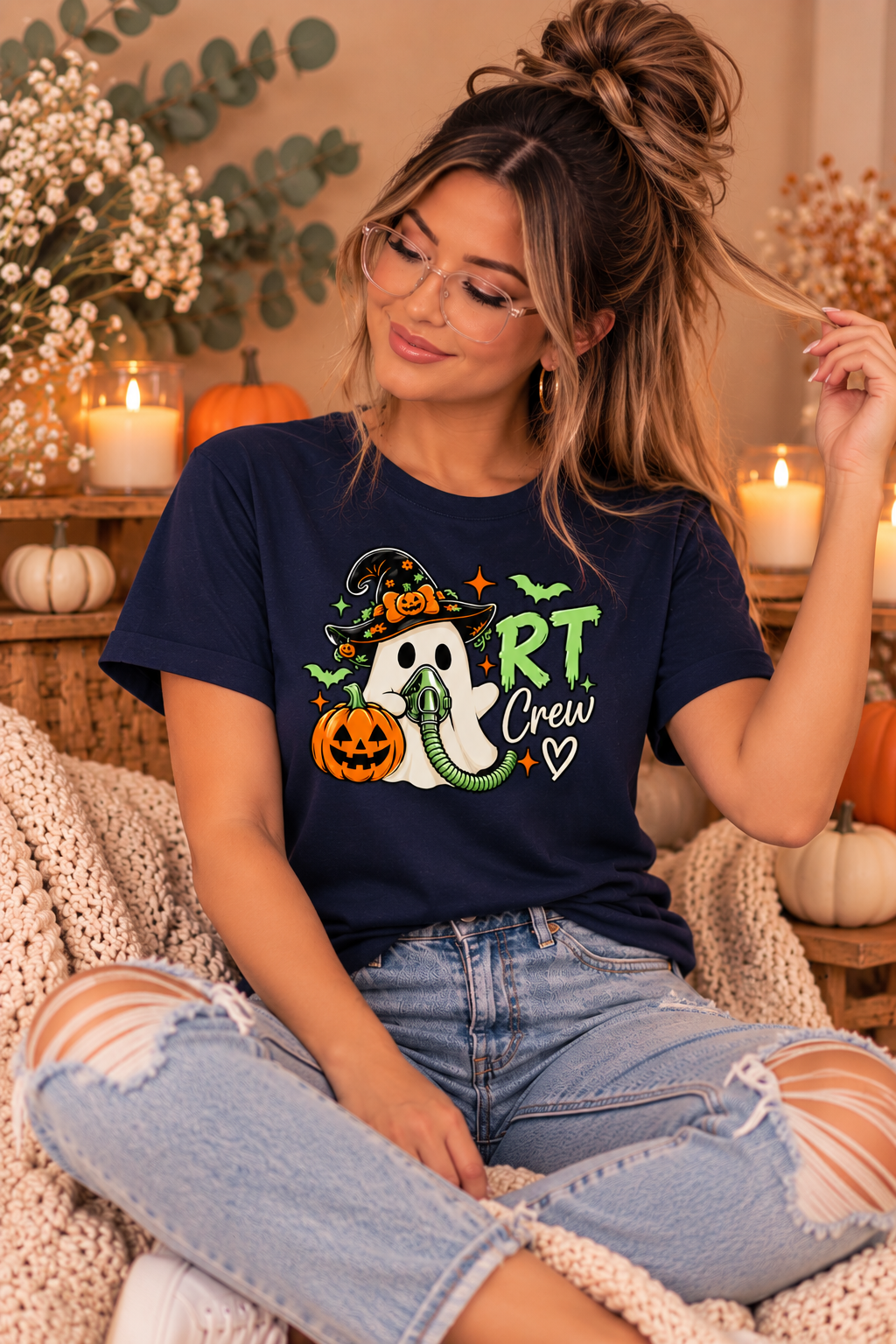 RT Crew Halloween Tee – Respiratory Therapist Fall Shirt