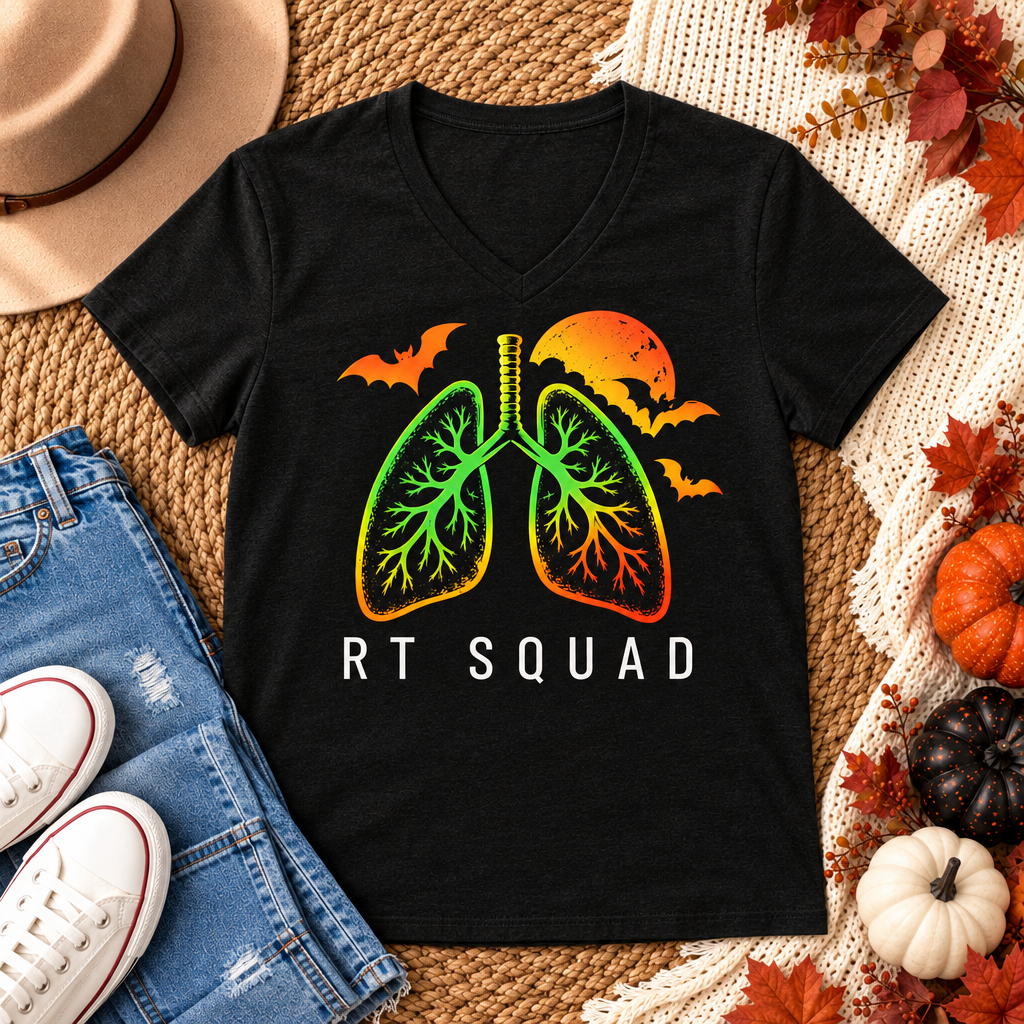 RT Squad Halloween Respiratory Therapist Tee