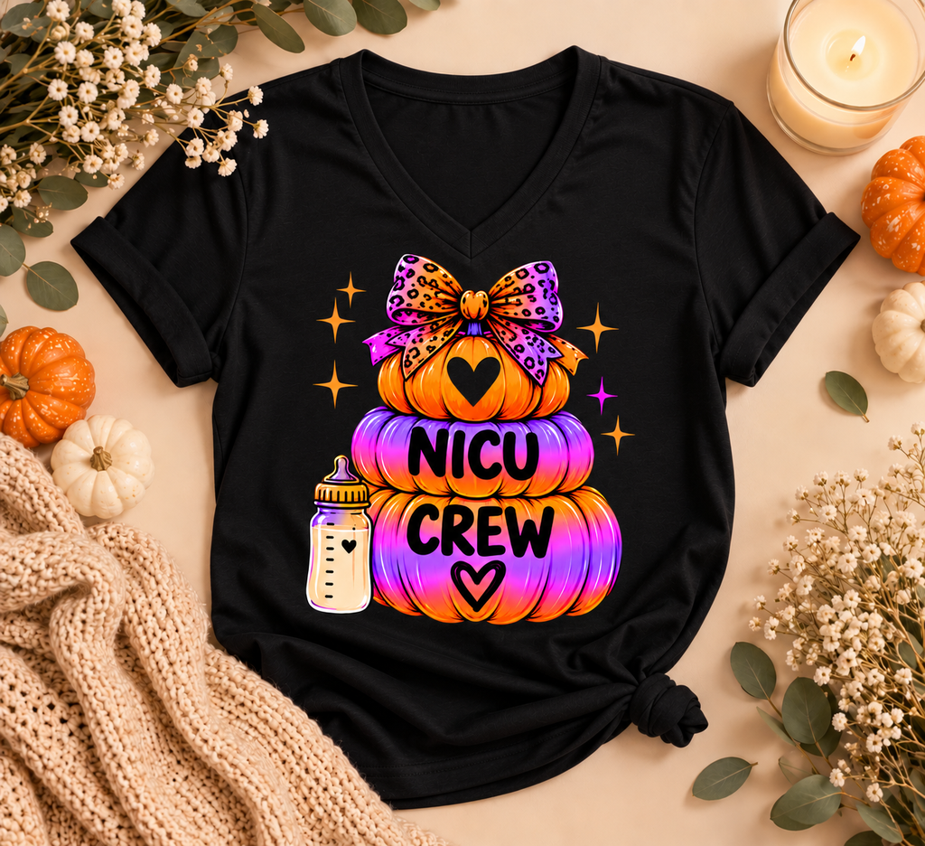 NICU Crew Pumpkin Tee – Halloween NICU Crew Shirt