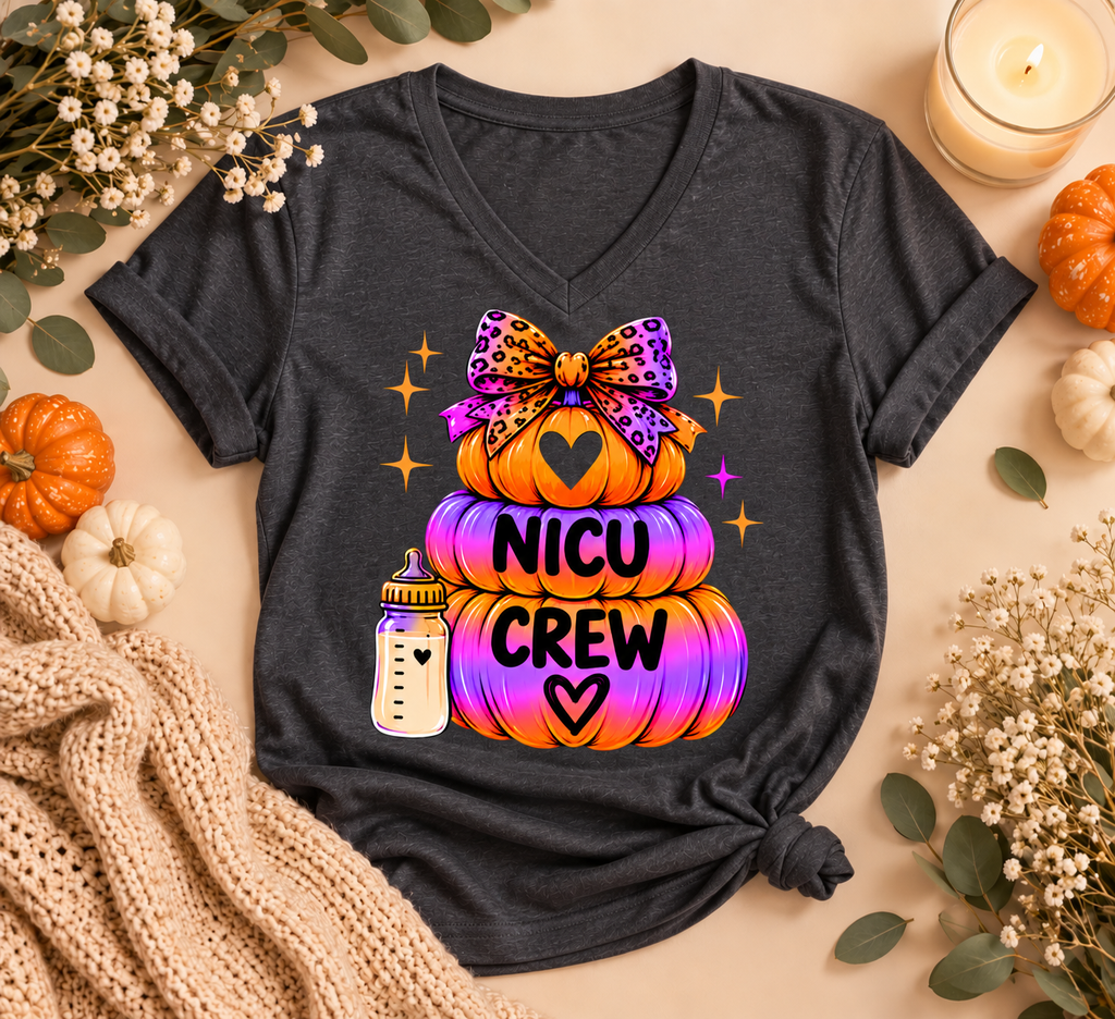 NICU Crew Pumpkin Tee – Halloween NICU Crew Shirt