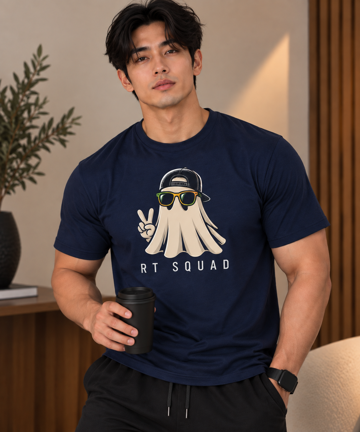 RT Squad Cool Ghost Unisex Tee | Respiratory Therapist Halloween Shirt