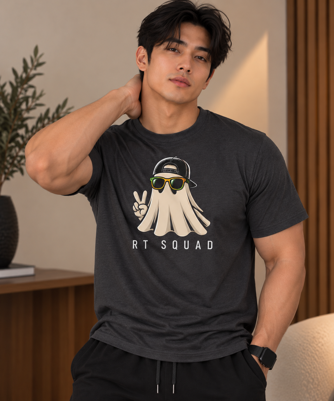 RT Squad Cool Ghost Unisex Tee | Respiratory Therapist Halloween Shirt