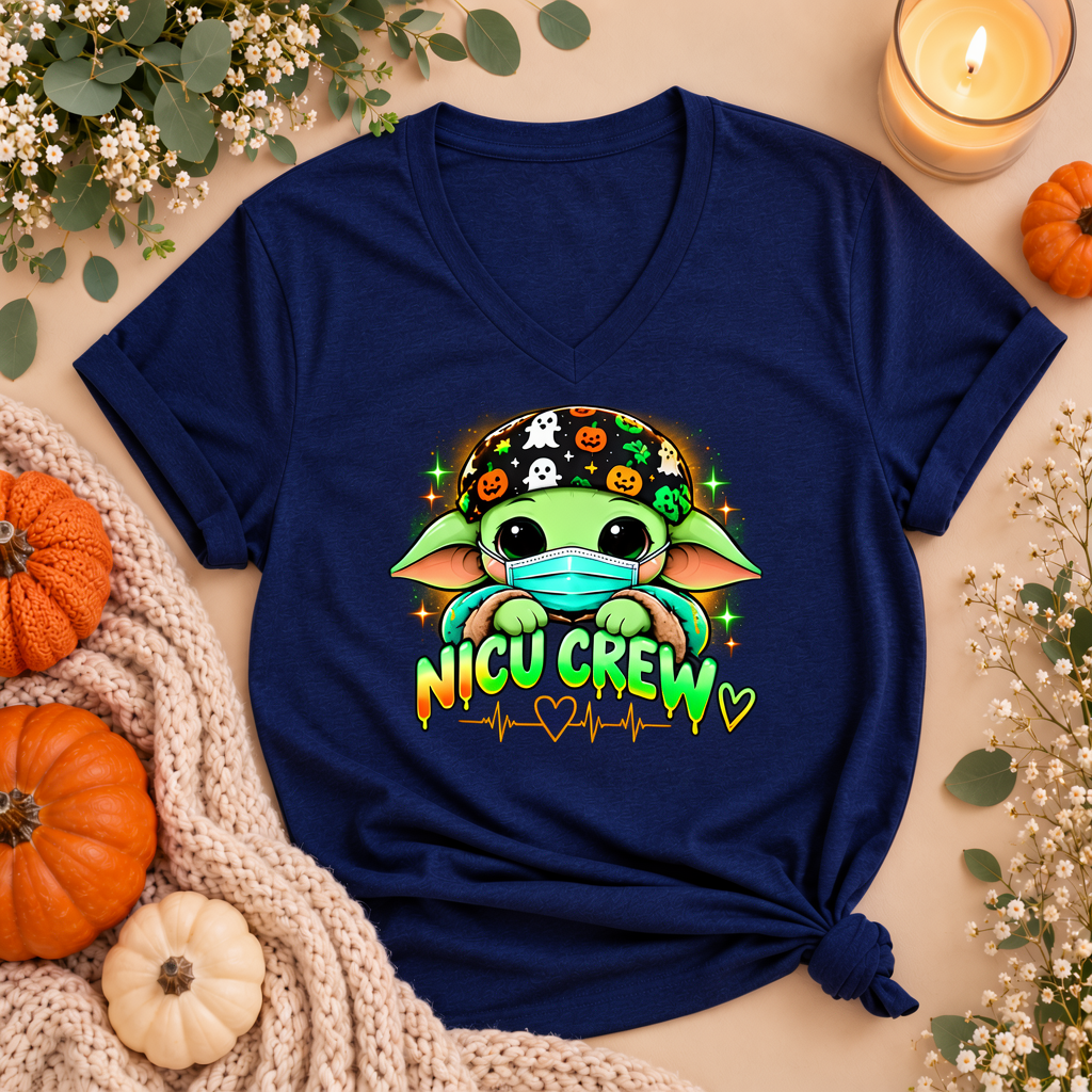 NICU Crew Halloween Tee – Spooky Season NICU Nurse Shirt
