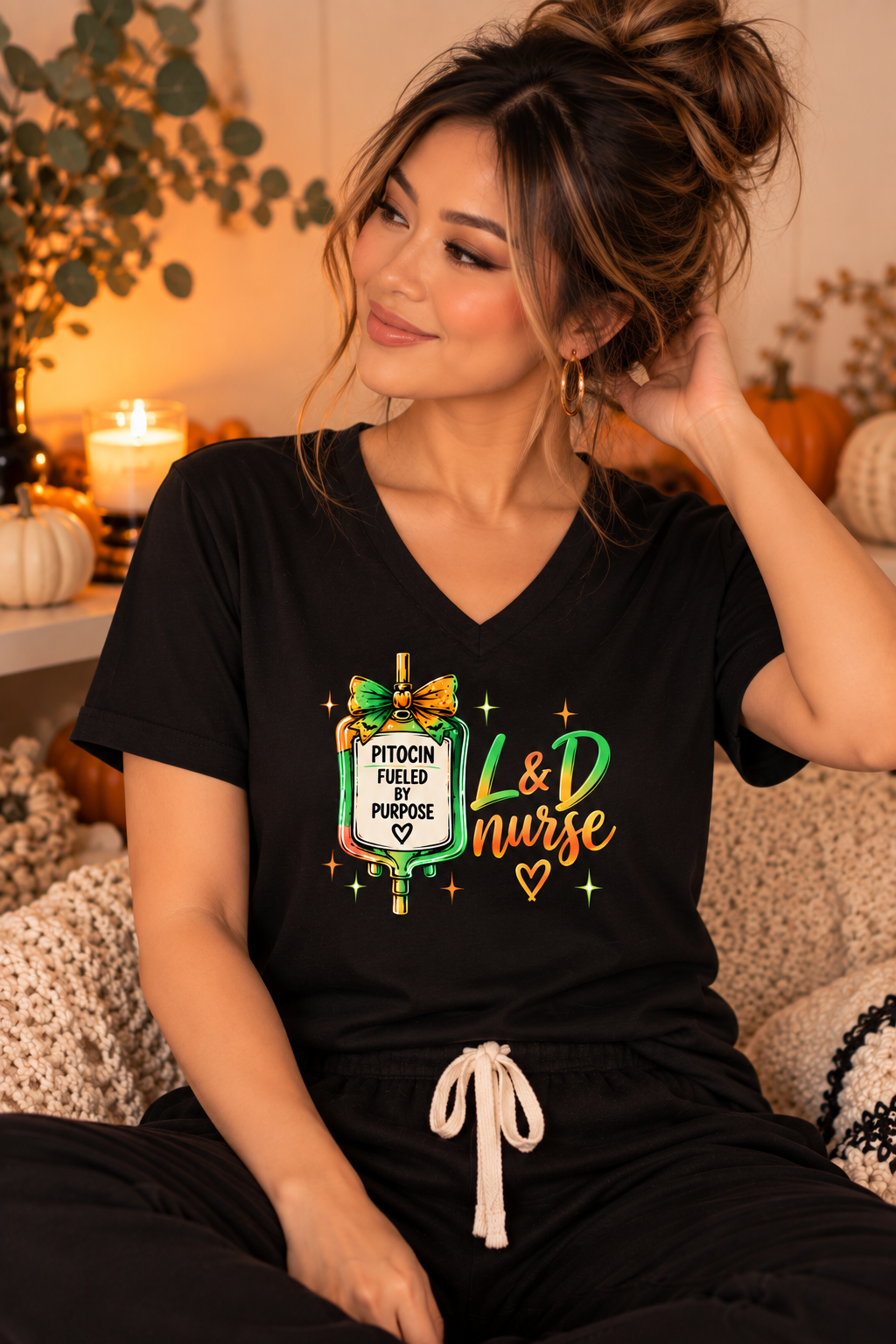 Pitocin Fueled by Purpose L&D Nurse Tee – Labor & Delivery Shirt